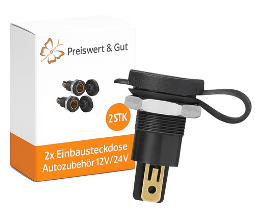 Einbausteckdose - 2x,