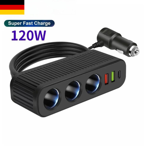 12v 24v auto - kfz-adapter, 3