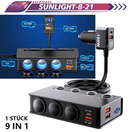 12v 24v kfz - adapter, steckdose