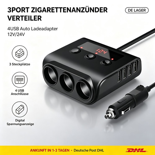 3port zigarettenanzünder - 3port,
